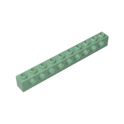 Technic Brick 1 x 10 [9 Holes] ,2730