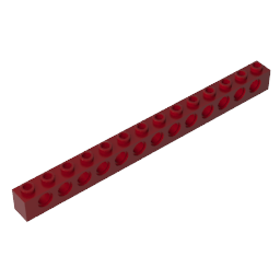 Technic Brick 1 x 14 [13 Holes],32018