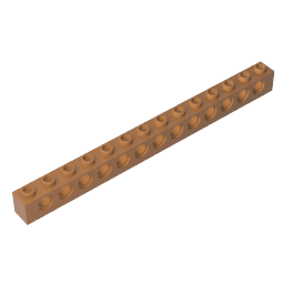 Technic Brick 1 x 14 [13 Holes],32018