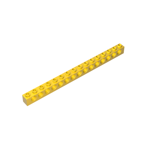 Gobricks,Technic Brick 1 x 16 [15 Holes],3703