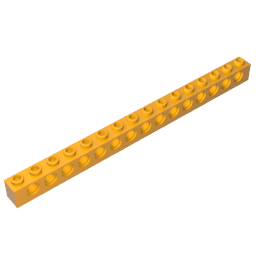 Technic Brick 1 x 16 [15 Holes] ,3703