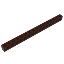 Technic Brick 1 x 16 [15 Holes] ,3703