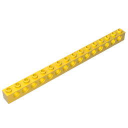 Technic Brick 1 x 16 [15 Holes] ,3703