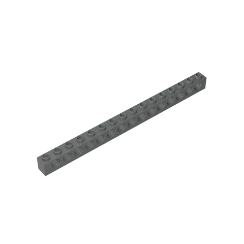 Gobricks,Technic Brick 1 x 16 [15 Holes],3703