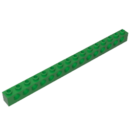 Technic Brick 1 x 16 [15 Holes] ,3703