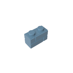 Brick Special 1 x 2 with Masonry Brick Profile,98283