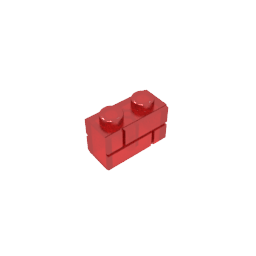 Brick Special 1 x 2 with Masonry Brick Profile,98283