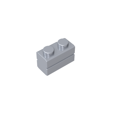 Gobricks,Brick Special 1 x 2 with Masonry Brick Profile,98283