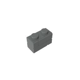 Brick Special 1 x 2 with Masonry Brick Profile,98283