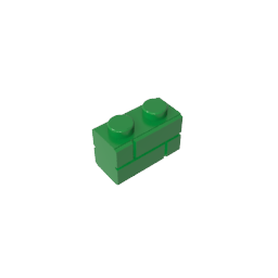 Brick Special 1 x 2 with Masonry Brick Profile,98283