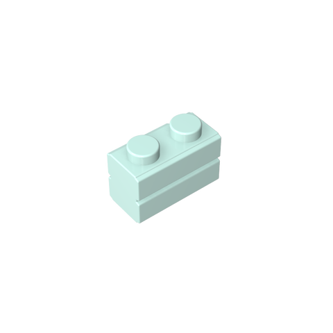 Gobricks,Brick Special 1 x 2 with Masonry Brick Profile,98283