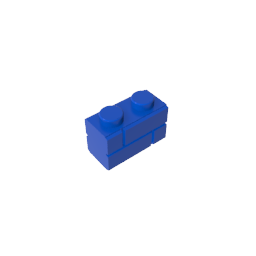 Brick Special 1 x 2 with Masonry Brick Profile,98283