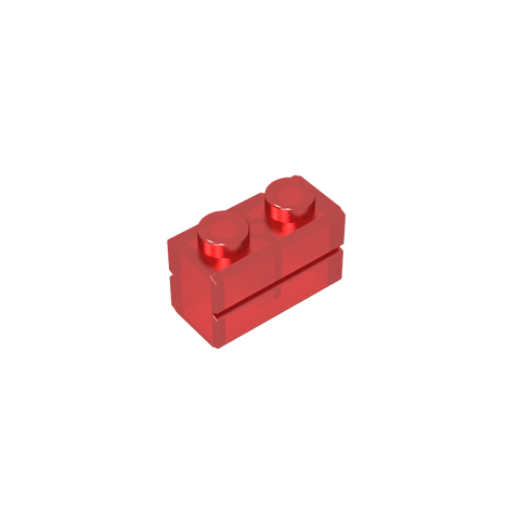Gobricks,Brick Special 1 x 2 with Masonry Brick Profile,98283