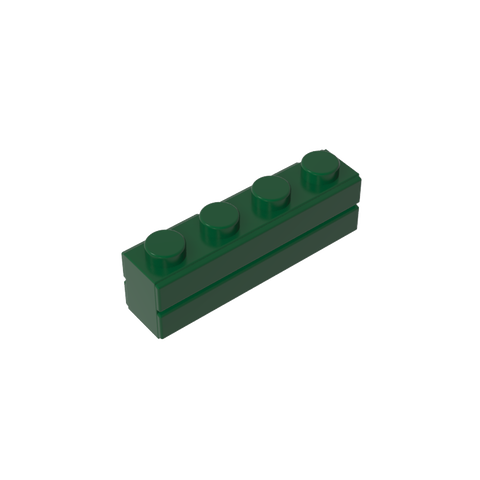 Gobricks,Brick Special 1 x 4 with Masonry Brick Profile,15533