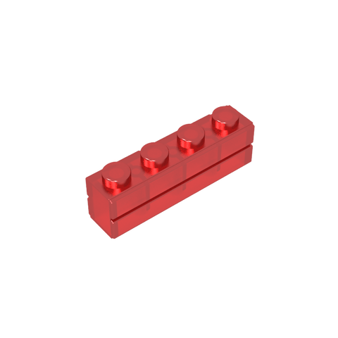 Gobricks,Brick Special 1 x 4 with Masonry Brick Profile,15533
