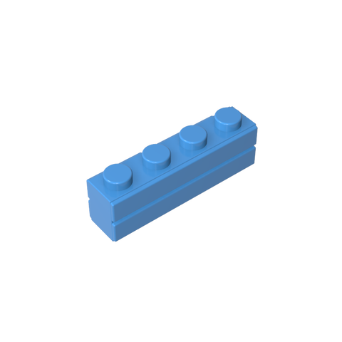 Gobricks,Brick Special 1 x 4 with Masonry Brick Profile,15533