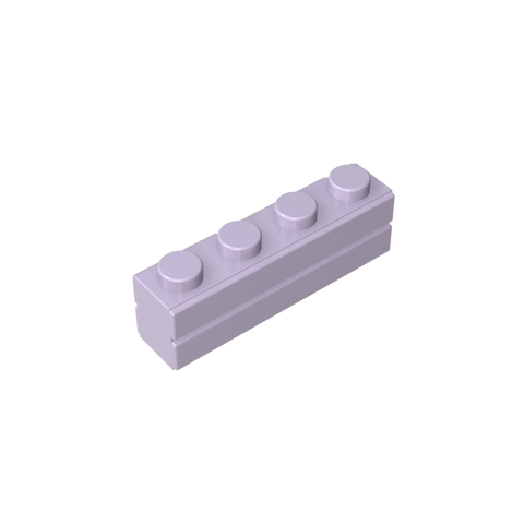 Gobricks,Brick Special 1 x 4 with Masonry Brick Profile,15533