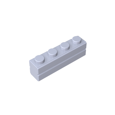 Gobricks,Brick Special 1 x 4 with Masonry Brick Profile,15533