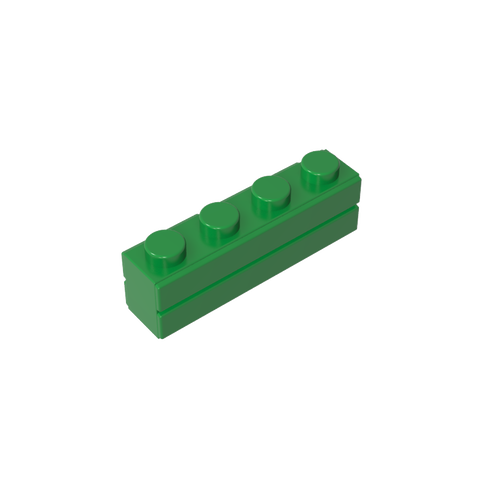 Gobricks,Brick Special 1 x 4 with Masonry Brick Profile,15533