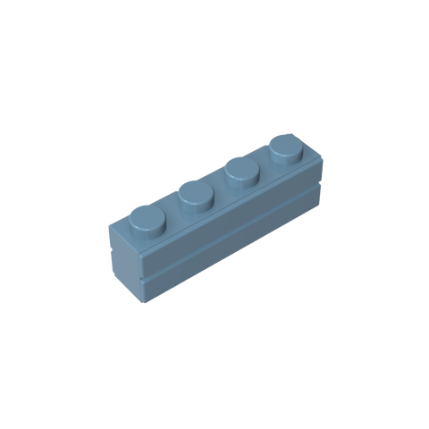 Gobricks,Brick Special 1 x 4 with Masonry Brick Profile,15533