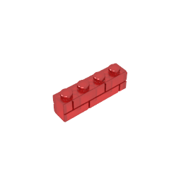 Brick Special 1 x 4 with Masonry Brick Profile ,15533