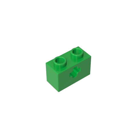 Gobricks,Technic Brick 1 x 2 with Axle Hole Type 1 [+ Opening] and Bottom Pin,32064a,32064,32064b,31493,32064c