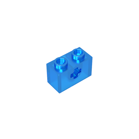 Gobricks,Technic Brick 1 x 2 with Axle Hole Type 1 [+ Opening] and Bottom Pin,32064a,32064,32064b,31493,32064c