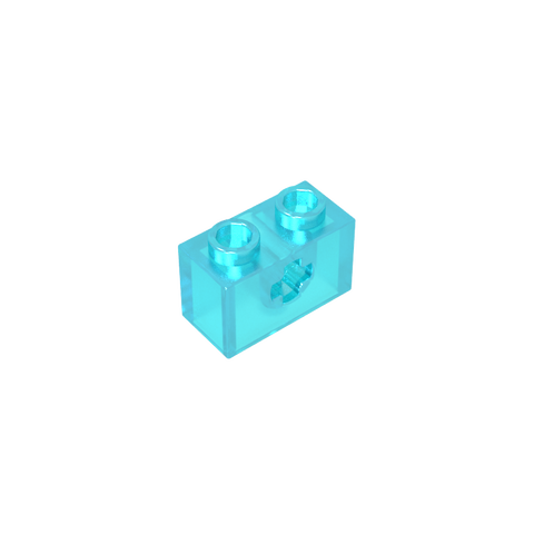 Gobricks,Technic Brick 1 x 2 with Axle Hole Type 1 [+ Opening] and Bottom Pin,32064a,32064,32064b,31493,32064c