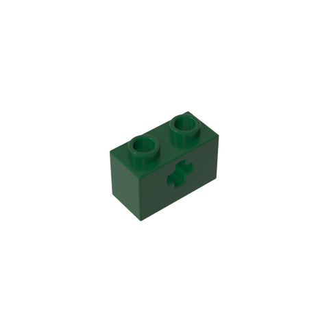 Gobricks,Technic Brick 1 x 2 with Axle Hole Type 1 [+ Opening] and Bottom Pin,32064a,32064,32064b,31493,32064c