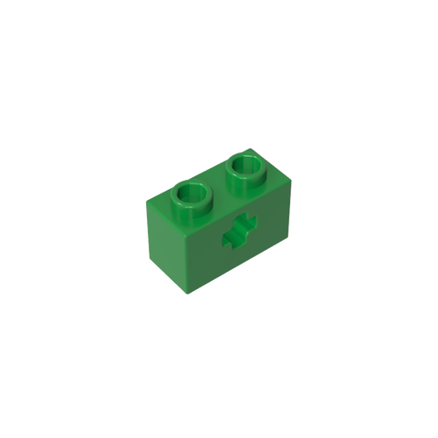 Gobricks,Technic Brick 1 x 2 with Axle Hole Type 1 [+ Opening] and Bottom Pin,32064a,32064,32064b,31493,32064c