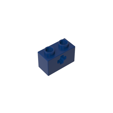 Gobricks,Technic Brick 1 x 2 with Axle Hole Type 1 [+ Opening] and Bottom Pin,32064a,32064,32064b,31493,32064c
