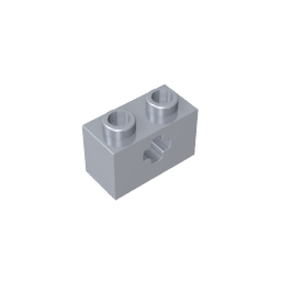 Technic Brick 1 x 2 with Axle Hole Type 1 [+ Opening] and Bottom Pin ,32064