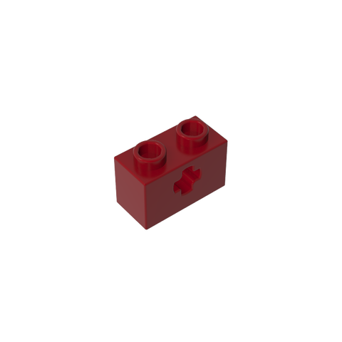 Gobricks,Technic Brick 1 x 2 with Axle Hole Type 1 [+ Opening] and Bottom Pin,32064a,32064,32064b,31493,32064c