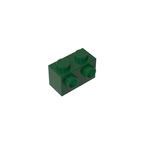 Gobricks,Brick Special 1 x 2 with 2 Studs on 1 Side,11211