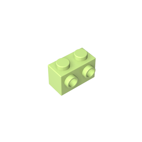 Gobricks,Brick Special 1 x 2 with 2 Studs on 1 Side,11211