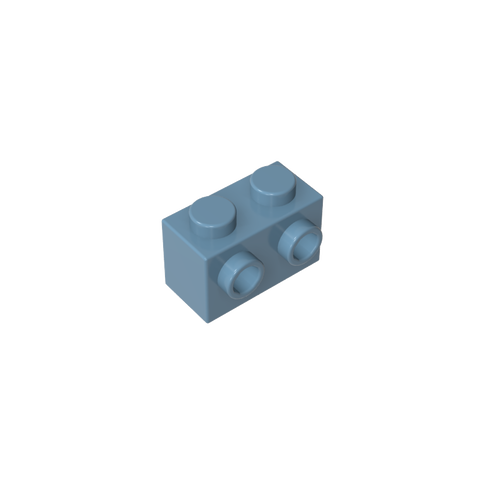 Gobricks,Brick Special 1 x 2 with 2 Studs on 1 Side,11211