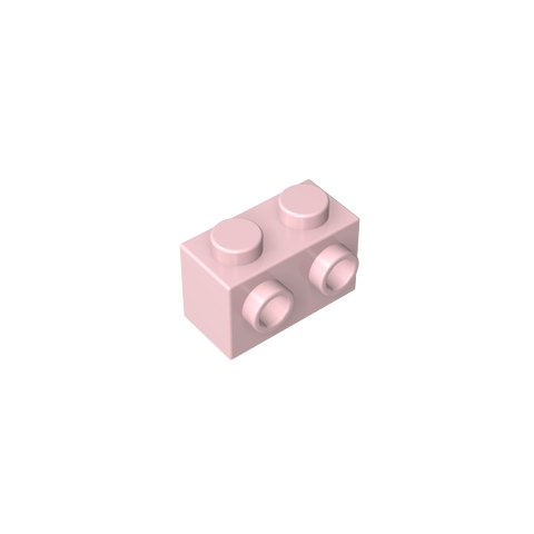 Gobricks,Brick Special 1 x 2 with 2 Studs on 1 Side,11211