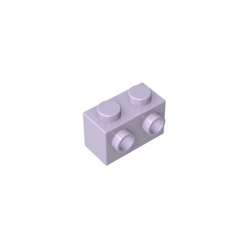 Gobricks,Brick Special 1 x 2 with 2 Studs on 1 Side,11211