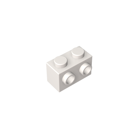 Gobricks,Brick Special 1 x 2 with 2 Studs on 1 Side,11211