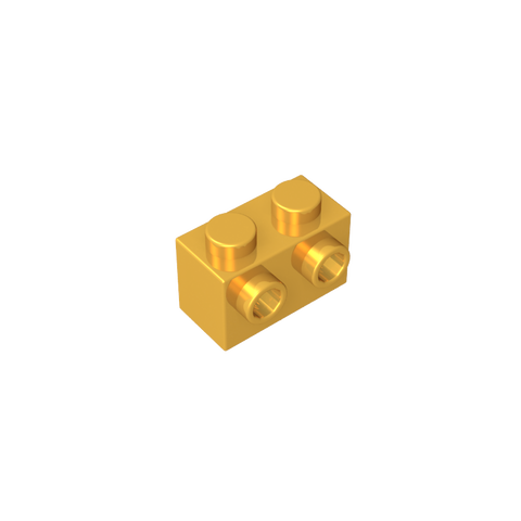 Gobricks,Brick Special 1 x 2 with 2 Studs on 1 Side,11211