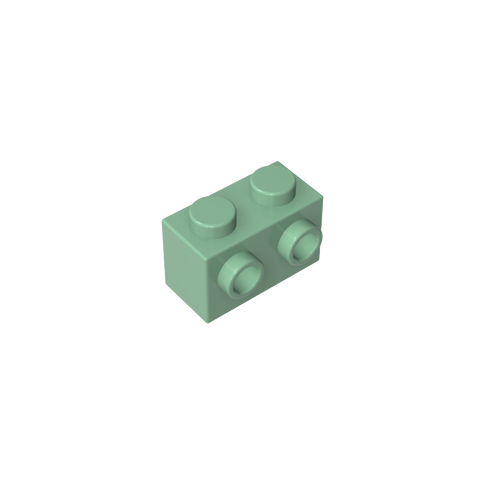 Gobricks,Brick Special 1 x 2 with 2 Studs on 1 Side,11211