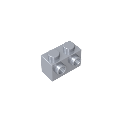 Gobricks,Brick Special 1 x 2 with 2 Studs on 1 Side,11211