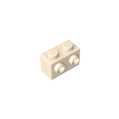 Gobricks,Brick Special 1 x 2 with 2 Studs on 1 Side,11211