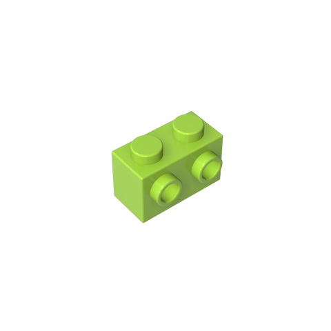 Gobricks,Brick Special 1 x 2 with 2 Studs on 1 Side,11211
