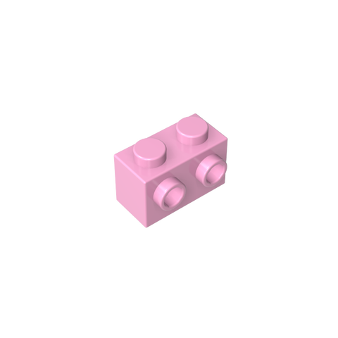 Gobricks,Brick Special 1 x 2 with 2 Studs on 1 Side,11211