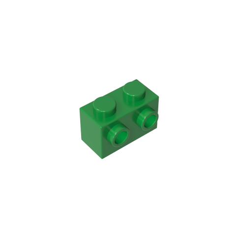 Gobricks,Brick Special 1 x 2 with 2 Studs on 1 Side,11211