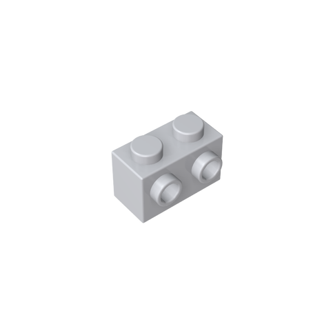 Gobricks,Brick Special 1 x 2 with 2 Studs on 1 Side,11211