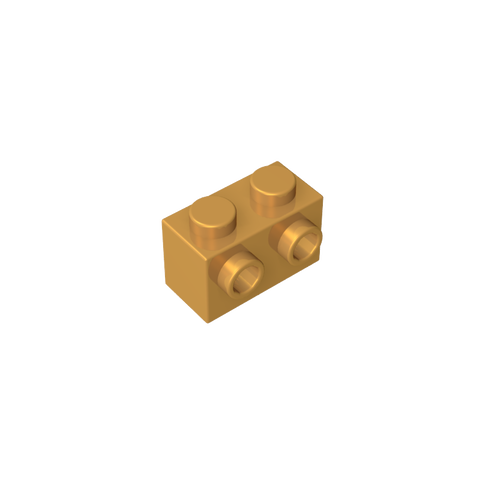 Gobricks,Brick Special 1 x 2 with 2 Studs on 1 Side,11211