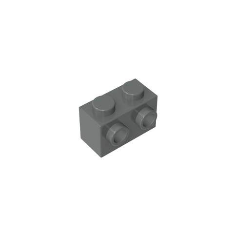 Gobricks,Brick Special 1 x 2 with 2 Studs on 1 Side,11211