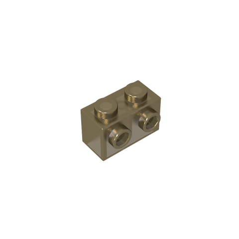Gobricks,Brick Special 1 x 2 with 2 Studs on 1 Side,11211